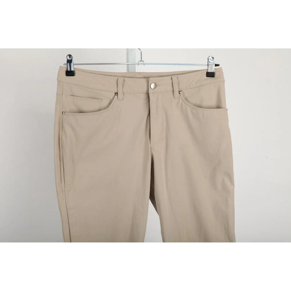Lululemon Pants Mens 32 Khaki ABC 5 Pocket Slim Stretch Casual Performance Tech